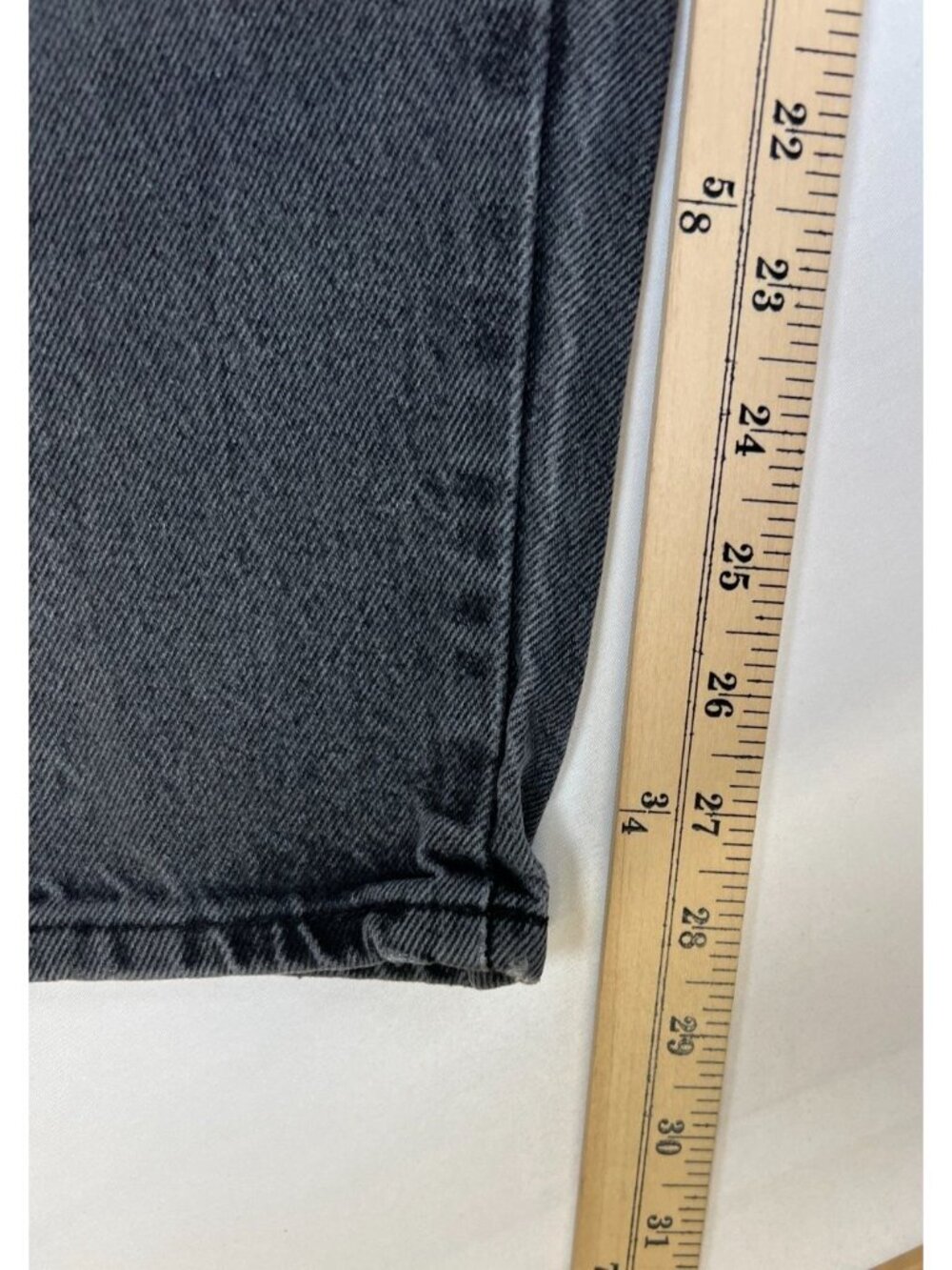 Vintage Chic Women 16 Average Black High Rise Tapered Mom Jeans Made in USA - Picture 9 of 10